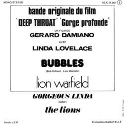 Deep Throat Soundtrack (Various Artists, Lion Warfield) - CD Achterzijde