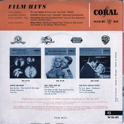 Film Hits Ścieżka dźwiękowa (Various Artists, Dick Jacobs) - Tylna strona okladki plyty CD