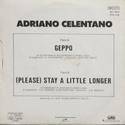 Geppo il folle Soundtrack (Adriano Celentano, Tony Mimms) - CD Achterzijde