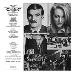 Robbery Soundtrack (Johnny Keating) - CD Back cover