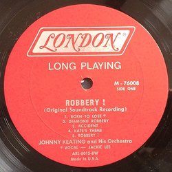 Robbery サウンドトラック (Johnny Keating) - CDインレイ