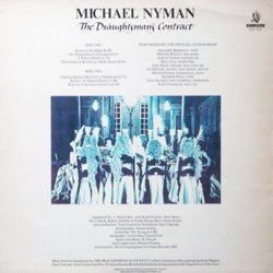 The Draughtsman's Contract サウンドトラック (Michael Nyman) - CD裏表紙