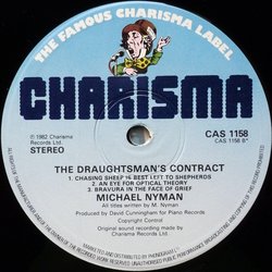 The Draughtsman's Contract サウンドトラック (Michael Nyman) - CDインレイ