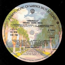 Emmanuelle Soundtrack (Pierre Bachelet) - cd-inlay