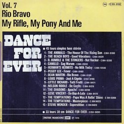 Rio Bravo Ścieżka dźwiękowa (Dean Martin, Dimitri Tiomkin) - Tylna strona okladki plyty CD