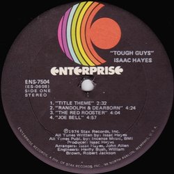 Tough Guys Soundtrack (Isaac Hayes) - cd-cartula