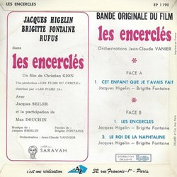 Les Encercls Soundtrack (Jacques Higelin) - CD Achterzijde