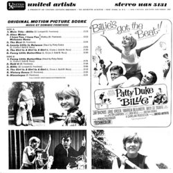 Billie Soundtrack (Dominic Frontiere) - CD-Rückdeckel