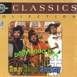 Amar Akbar Anthony Ścieżka dźwiękowa (Various Artists, Anand Bakshi, Laxmikant Pyarelal) - Okładka CD