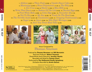 The Help Soundtrack (Thomas Newman) - CD Back cover