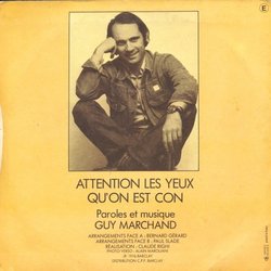 Attention les Yeux! Soundtrack (Guy Marchand) - CD Achterzijde