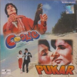 Coolie / Pukar Soundtrack (Various Artists, Anand Bakshi, Gulshan Bawra, Rahul Dev Burman, Laxmikant Pyarelal) - CD-Cover
