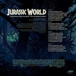 Jurassic World Colonna sonora (Michael Giacchino, John Williams) - Copertina posteriore CD