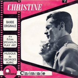 Christine Colonna sonora (Georges Auric) - Copertina del CD
