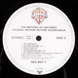 The Witches of Eastwick Soundtrack (John Williams) - cd-inlay