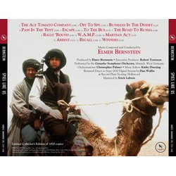 Spies Like Us Trilha sonora (Elmer Bernstein) - CD capa traseira