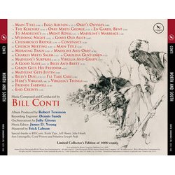 North and South: Highlights サウンドトラック (Bill Conti) - CD裏表紙