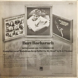 Butch Cassidy and the Sundance Kid Bande Originale (Burt Bacharach) - CD Arrière