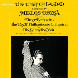 The Thief of Bagdad サウンドトラック (Mikls Rzsa) - CDカバー