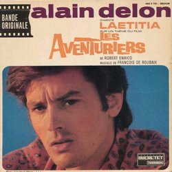 Les Aventuriers サウンドトラック (Alain Delon, Franois de Roubaix) - CDカバー