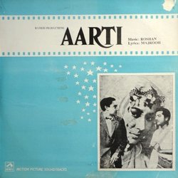 Aarti Soundtrack (Asha Bhosle, Lata Mangeshkar, Mohammed Rafi, Rajesh Roshan, Majrooh Sultanpuri) - CD cover