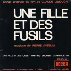 Une Fille et des Fusils Colonna sonora (Pierre Vassiliu) - Copertina del CD