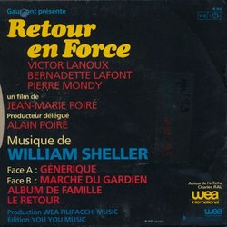 Retour en force Soundtrack (William Sheller) - CD Back cover