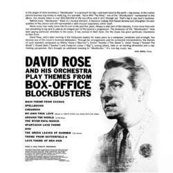 Box-Office Blockbusters Soundtrack (Various Artists, David Rose) - CD Back cover