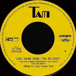 The Big Boss サウンドトラック (Joseph Koo, Peter Thomas, Fu-Ling Wang) - CDインレイ
