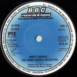 Dallas サウンドトラック (The Frank Barber Orchestra, Jerrold Immel) - CDインレイ