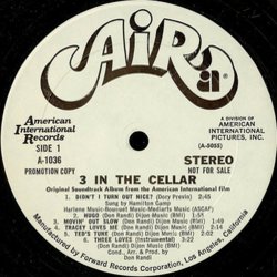 3 in the Cellar Colonna sonora (Don Randi) - cd-inlay