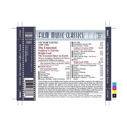 The Uninvited: Classic Film Music of Victor Young Ścieżka dźwiękowa (Victor Young) - Tylna strona okladki plyty CD