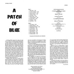 A Patch of Blue Ścieżka dźwiękowa (Jerry Goldsmith) - Tylna strona okladki plyty CD