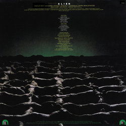 Alien Soundtrack (Jerry Goldsmith) - CD Achterzijde