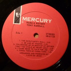 Warm & Wavery Soundtrack (Various Artists, Tony Randall) - cd-inlay
