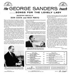 The George Sanders Touch Trilha sonora (Various Artists, George Sanders) - CD capa traseira