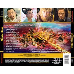 The Monkey King Soundtrack (Christopher Young) - CD Back cover