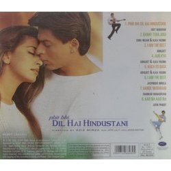 Phir Bhi Dil Hai Hindustani Soundtrack (Javed Akhtar, Various Artists, Jatin Lalit) - CD Back cover