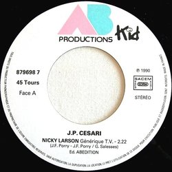 Nicky Larson サウンドトラック (Various Artists, Jean-Paul Csari) - CDインレイ
