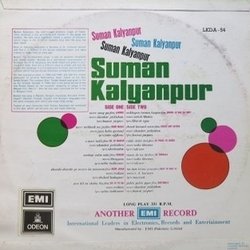 The Charming Suman Kalyanpur Soundtrack (Suman Kalyanpur) - CD Back cover