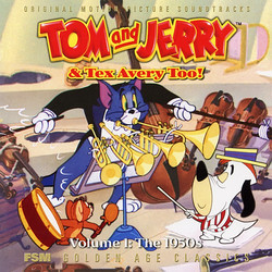 Tom and Jerry & Tex Avery Too! Vol. 1 - The 1950s Ścieżka dźwiękowa (Scott Bradley) - Okładka CD
