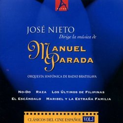 Jos Nieto Dirige la Msica De Manuel Parada Soundtrack (Manuel Parada) - CD cover