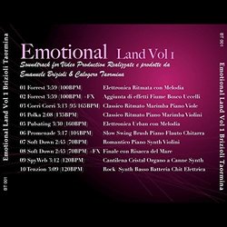 Emotional Land Vol. 1 Ścieżka dźwiękowa (Emanuele Brizioli, Calogero Taormina) - Okładka CD