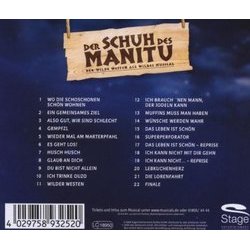 Der Schuh des Manitu Ścieżka dźwiękowa (Martin Lingnau, Heiko Wohlgemuth) - Tylna strona okladki plyty CD