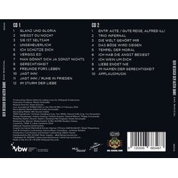 Der Besuch der alten Dame - Das Musical Soundtrack (Wolfgang Hofer, Michael Reed, Moritz Schneider) - CD Back cover