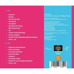 Tschitti Tschitti Bng Bng - Das Musical Soundtrack (Richard M. Sherman, Robert B. Sherman) - CD Achterzijde