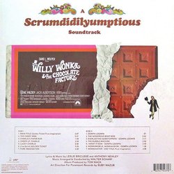 Willy Wonka & The Chocolate Factory サウンドトラック (Leslie Bricusse, Anthony Newley) - CD裏表紙