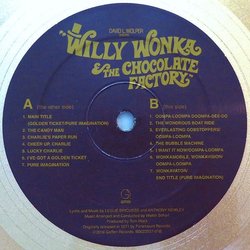 Willy Wonka & The Chocolate Factory サウンドトラック (Leslie Bricusse, Anthony Newley) - CDインレイ