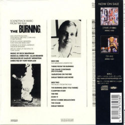 The Burning Soundtrack (Rick Wakeman) - CD Back cover