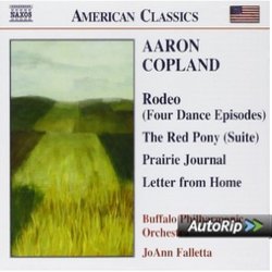 Prairie Journal / The Red Pony Suite / Letter from Home 声带 (Aaron Copland) - CD封面